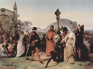 Vêpres siciliennes - par Francesco Hayez en 1846